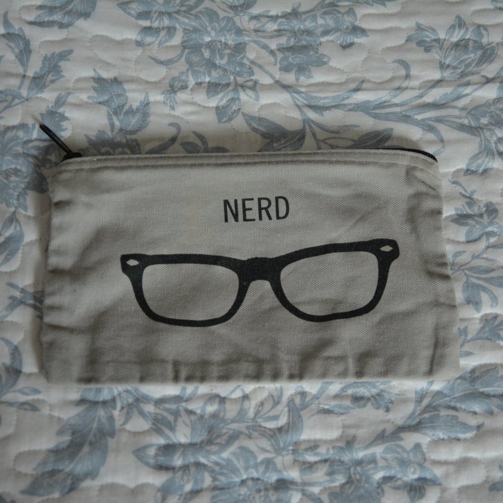 Seltzer Goods 'NERD' pouch/pencil case (Made in the USA)